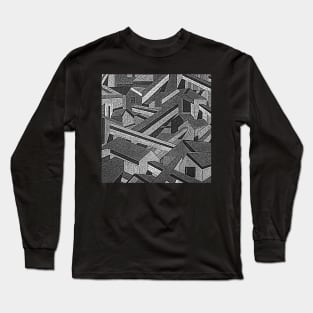 port kembla b/w detail Long Sleeve T-Shirt